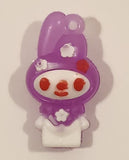 Sanrio My Melody 1" Purple Tall Rubber Toy Figure Keychain Charm