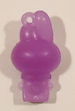 Sanrio My Melody 1" Purple Tall Rubber Toy Figure Keychain Charm