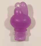 Sanrio My Melody 1" Purple Tall Rubber Toy Figure Keychain Charm