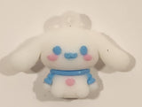 Sanrio Hello Kitty Cinnamoroll 1" Tall Rubber Toy Figure Keychain Charm