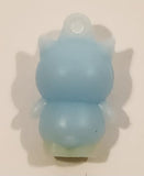 Sanrio Hello Kitty Badtz Maru Light Blue 1" Tall Rubber Toy Figure Keychain Charm