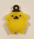 Sanrio Hello Kitty Pompompurin 1" Tall Rubber Toy Figure Keychain Charm