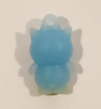 Sanrio Hello Kitty Badtz Maru Light Blue 1" Tall Rubber Toy Figure Keychain Charm