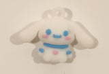 Sanrio Hello Kitty Cinnamoroll 1" Tall Rubber Toy Figure Keychain Charm