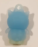 Sanrio Hello Kitty Badtz Maru Light Blue 1" Tall Rubber Toy Figure Keychain Charm