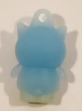 Sanrio Hello Kitty Badtz Maru Light Blue 1" Tall Rubber Toy Figure Keychain Charm
