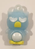 Sanrio Hello Kitty Badtz Maru Light Blue 1" Tall Rubber Toy Figure Keychain Charm