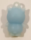 Sanrio Hello Kitty Badtz Maru Light Blue 1" Tall Rubber Toy Figure Keychain Charm