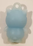 Sanrio Hello Kitty Badtz Maru Light Blue 1" Tall Rubber Toy Figure Keychain Charm