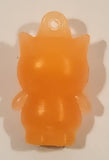 Sanrio Hello Kitty Badtz Maru Orange 1" Tall Rubber Toy Figure Keychain Charm