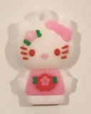 Sanrio Hello Kitty 1 1/4" Tall Rubber Toy Figure Keychain Charm
