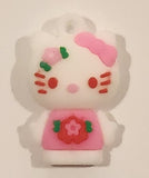 Sanrio Hello Kitty 1 1/4" Tall Rubber Toy Figure Keychain Charm