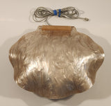 Rare Vintage 1970s TeleConcepts Pearl Oyster Clamshell Shaped Rotary Telephone