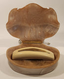 Rare Vintage 1970s TeleConcepts Pearl Oyster Clamshell Shaped Rotary Telephone