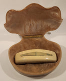 Rare Vintage 1970s TeleConcepts Pearl Oyster Clamshell Shaped Rotary Telephone
