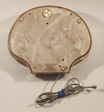 Rare Vintage 1970s TeleConcepts Pearl Oyster Clamshell Shaped Rotary Telephone