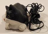 Vintage Meowing Black And White Cat Telephone Phone Model HAC CT-668