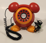 Memorex Disney Mickey Mouse Ears and Feet Red and Yellow Telephone Model DPH8020-C