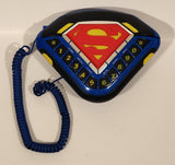 2006 Kids Station Warner Bros. DC Comics Superman Logo Shaped Telephone