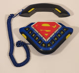 2006 Kids Station Warner Bros. DC Comics Superman Logo Shaped Telephone