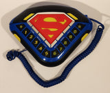 2006 Kids Station Warner Bros. DC Comics Superman Logo Shaped Telephone
