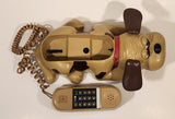 1994 ACL American Canyon Ltd Dr. Dog Brown Dog Shaped Telephone Phone with Opening Eyes and Lifting Ears
