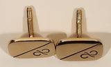 Vintage Flex-Let Quality U.S.A. Gold Tone Cufflinks