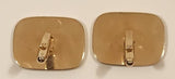 Vintage Flex-Let Quality U.S.A. Gold Tone Cufflinks