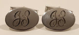 Vintage Smibo Smith and Bond Monogrammed Engraved Sterling Silver Cufflinks