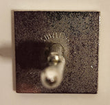 Vintage Swank Gradient Pattern Silver Tone Cufflinks