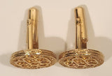 Vintage 1976 Montreal Summer Olympics Gold Tone Cufflinks