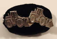Vintage Michigan Front End Loader Silver Tone Cufflinks