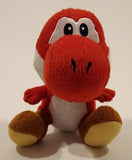 Nintendo Super Mario Bros. Red Yoshi 7" Tall Stuffed Plush Toy with Suction Cup