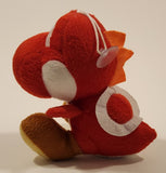 Nintendo Super Mario Bros. Red Yoshi 7" Tall Stuffed Plush Toy with Suction Cup