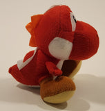 Nintendo Super Mario Bros. Red Yoshi 7" Tall Stuffed Plush Toy with Suction Cup