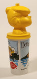 Vintage 1980s Dairy Queen Dennis The Menace Yellow Blow Mold Lid Plastic Cup