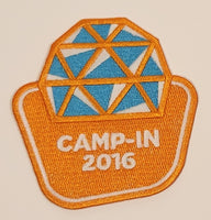 Scouts Canada Girl Guides Camp-In 2016 Science World Embroidered Fabric Patch Badge