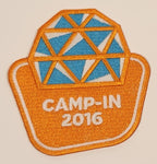 Scouts Canada Girl Guides Camp-In 2016 Science World Embroidered Fabric Patch Badge