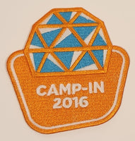Scouts Canada Girl Guides Camp-In 2016 Science World Embroidered Fabric Patch Badge