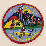 Girl Guides Abbotsford District Embroidered Fabric Patch Badge