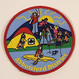 Girl Guides Abbotsford District Embroidered Fabric Patch Badge