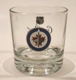 Rare Limited Release Crown Royal "NHL Rocks" Winnipeg Jets Hockey Team Clear Glass Whisky Cup
