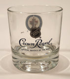 Rare Limited Release Crown Royal "NHL Rocks" Winnipeg Jets Hockey Team Clear Glass Whisky Cup