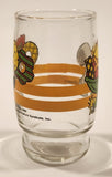 Vintage 1958 1965 United Features Syndicate Peanuts Snoopy Sundae Themed 4" Tall Glass Juice Cup