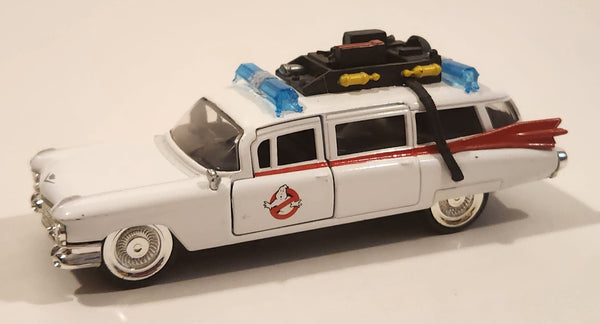 2019 Jada 1959 Cadillac Ambulance Ghostbusters Ecto-1 White 1/32 Scale Die Cast Toy Car Vehicle No. 99748