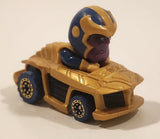 2023 Hot Wheels Racer Verse Marvel Thanos Gold Die Cast Toy Car Vehicle HPN40