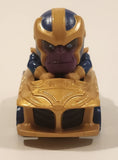 2023 Hot Wheels Racer Verse Marvel Thanos Gold Die Cast Toy Car Vehicle HPN40