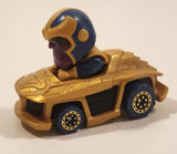 2023 Hot Wheels Racer Verse Marvel Thanos Gold Die Cast Toy Car Vehicle HPN40