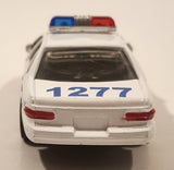 Daron NYPD #1277 Police Car White Pull Back 1/43 Scale Die Cast Toy Car Vehicle with Opening Doors