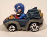 2023 Hot Wheels Racer Verse Marvel Captain America Blue and Grey Die Cast Toy Car Vehicle HKB95